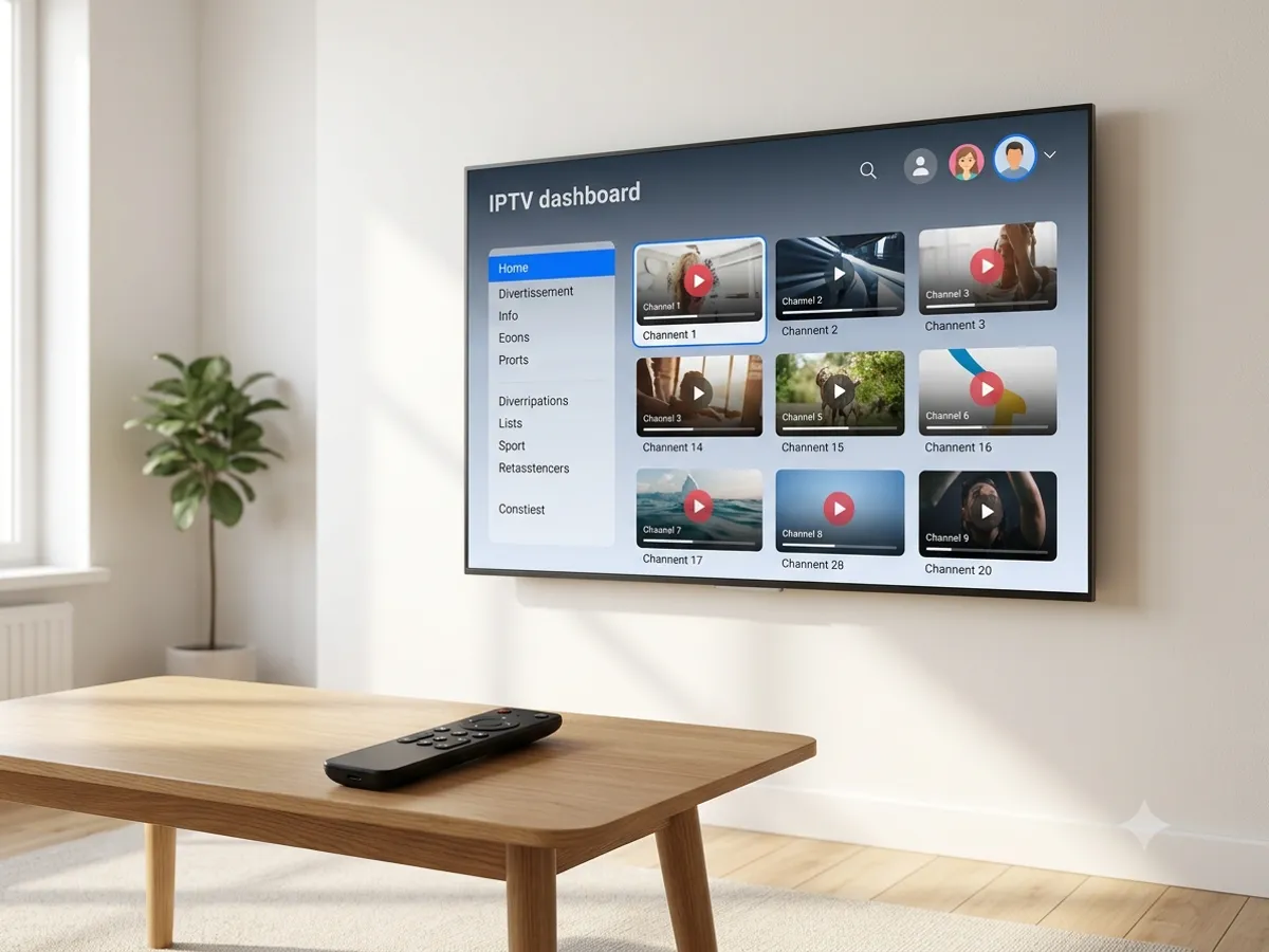 Abonnement IPTV France French IPTV Pro sur Smart TV